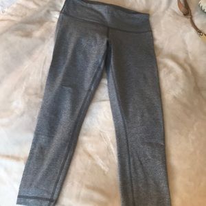 *on hold* Grey lululemon cropped leggings